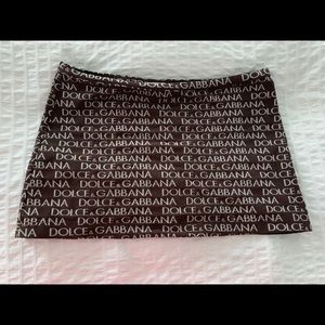 Dolce Gabbana swim cover up skirt